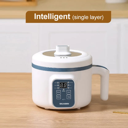 1.7L Electric Rice Cooker Single Double Layer 220V Multi Cooker Non-Stick Smart Mechanical Multicooker Steamed Rice Pot for Home